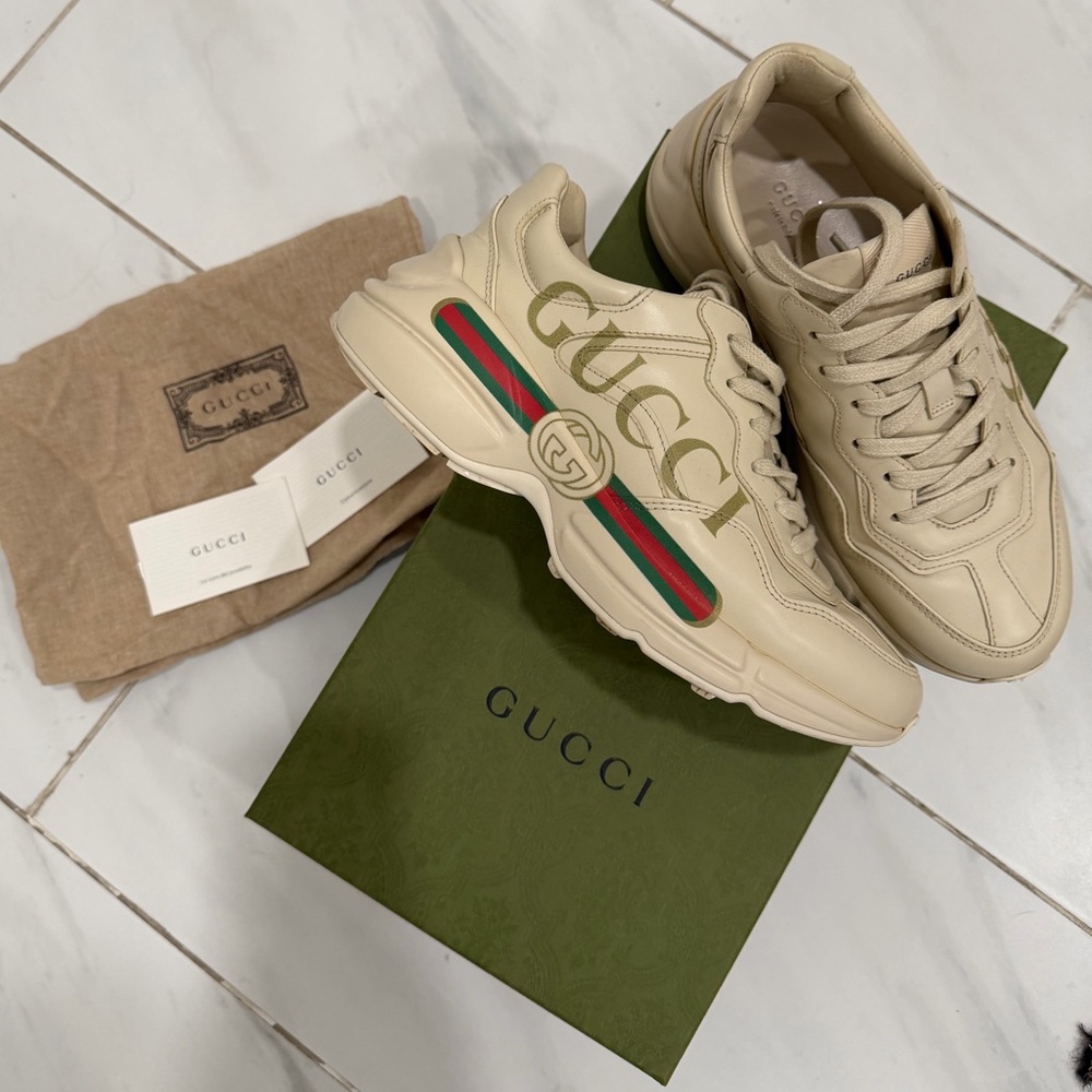 Gucci Rhyton Women Logo Sneakers
